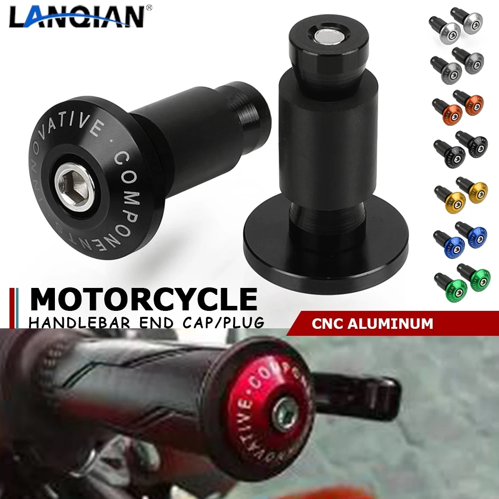 Фото Для SUZUKI BURGMAN 650 400 125 200 250 AN650 AN400 AN125 AN200, торцевая крышка ручки мотоцикла, антивибрационная заглушка №1