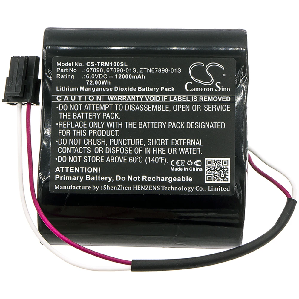 

Cameron Sino 12000mA Battery for Trimble AgGPS,FM1000,FmX 67898,67898-01S,ZTN67898-01S