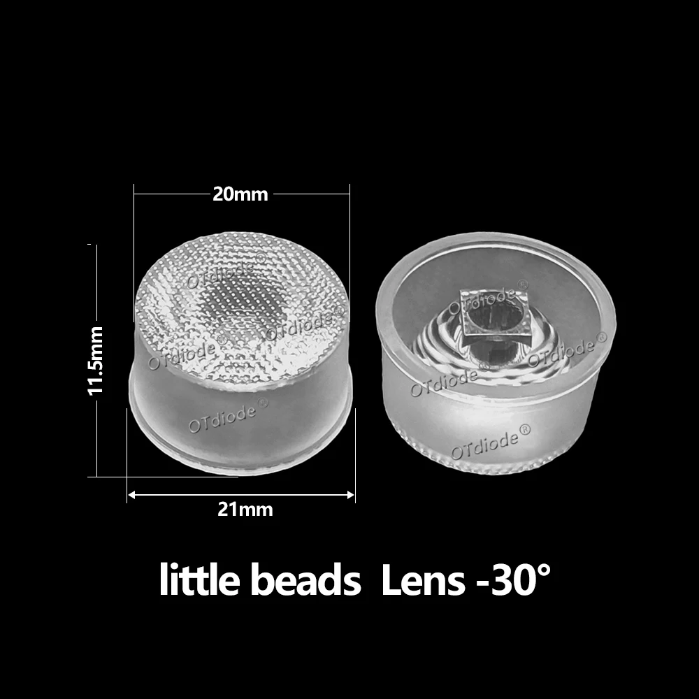 Линзы для светодиодов XPE 3535 3030 OTdiode 21 мм