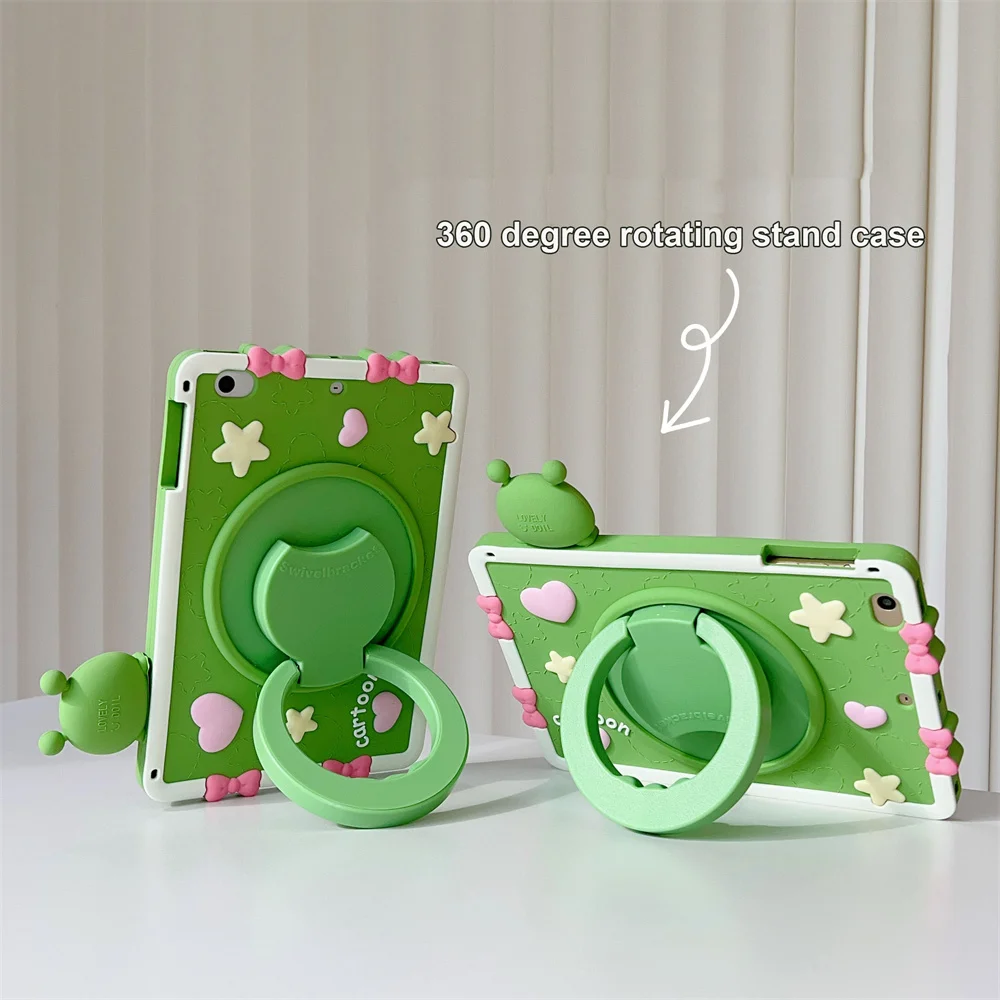 

Case For Huawei Matepad Honor 8 12 Inch Rotating Stand Cover HEY-W09 Tablet Cartoon Soft Silicone Smooth Funda Shockproof Coque