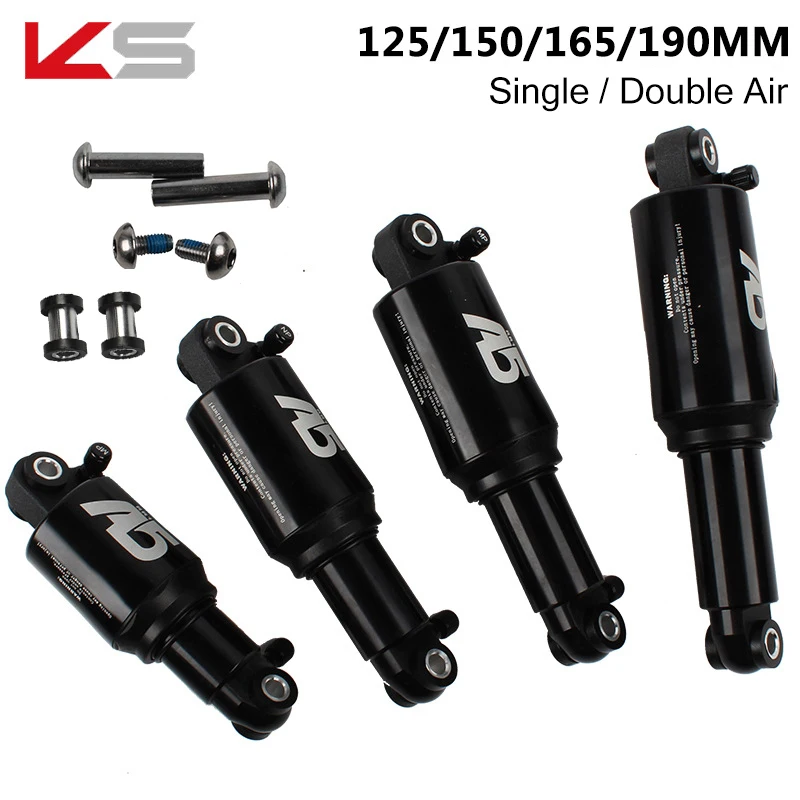 

KS A5 RE RR1 Air Rear Absorber Shock MTB Bicycle Double Single Kindshock Mountain Bike 125 150 165 190 MM For Scooter