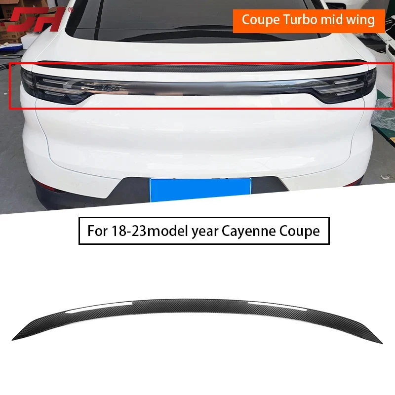 

Центральное крыло из сухого углеродного волокна в стиле турбо для Porsche Cayenne 9Y0 Coupe Turbo 2018-2025 гг.