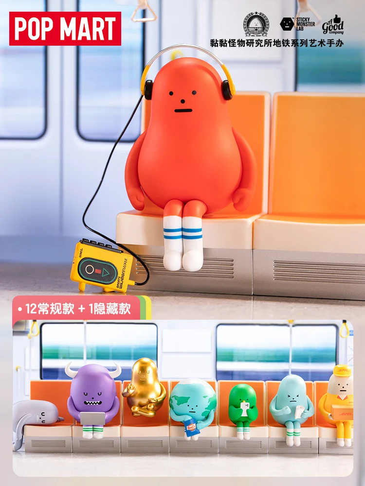

USER-X pop mart Slime Monster unit SML Metro Series глухая коробка игрушки попmart Аниме фигурки куклы милые девушки история подарков