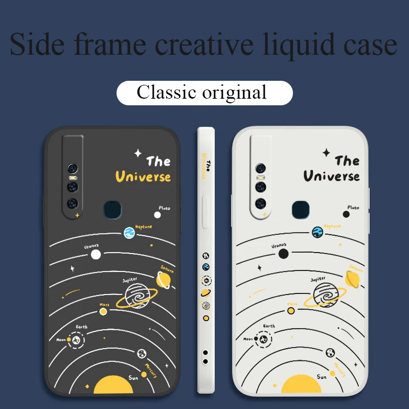 

Planet Trajectory Phone Case For VIVO Y20i Y20 Y20S Y12S Y30 Y33S Y12 Y15 Y17 Y19 Y21 Y21S S1 Pro Y91 Y91i Y93 Y95 Cover