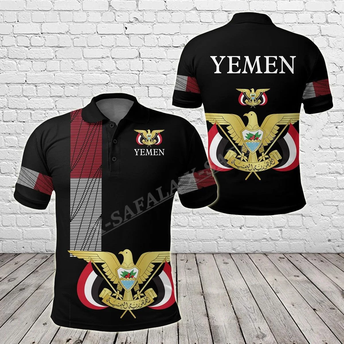 

Yemen Country Flag Emblem Customized 3D Printed Physical Culture Polo Shirt Men Collar Short Sleeve StreetWear Summer Clothing-9