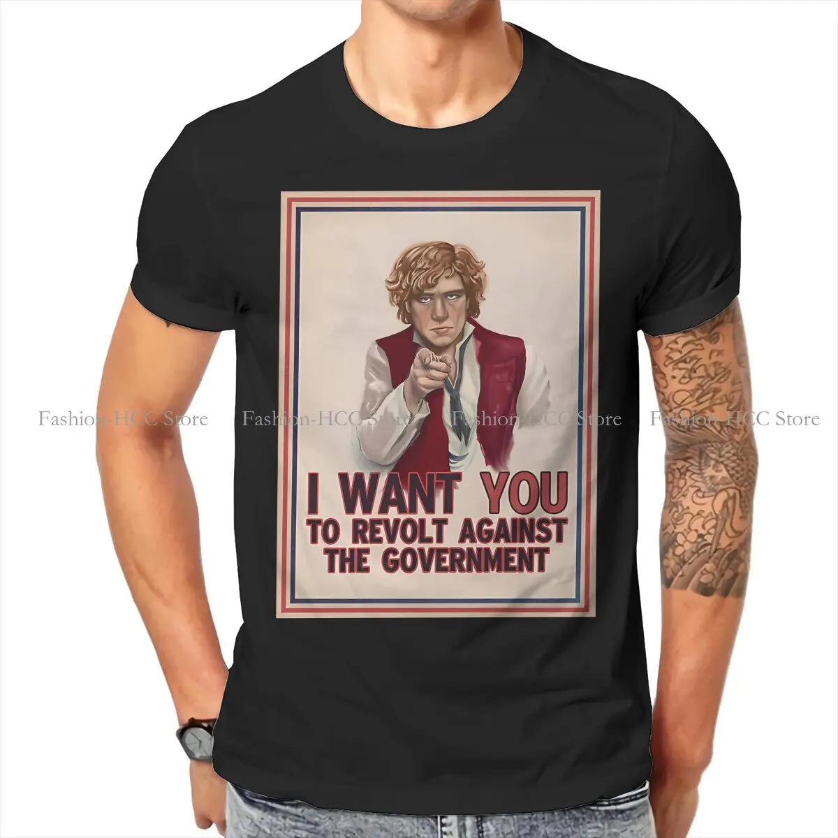 Футболка мужская графическая с изображением Френч-революции
