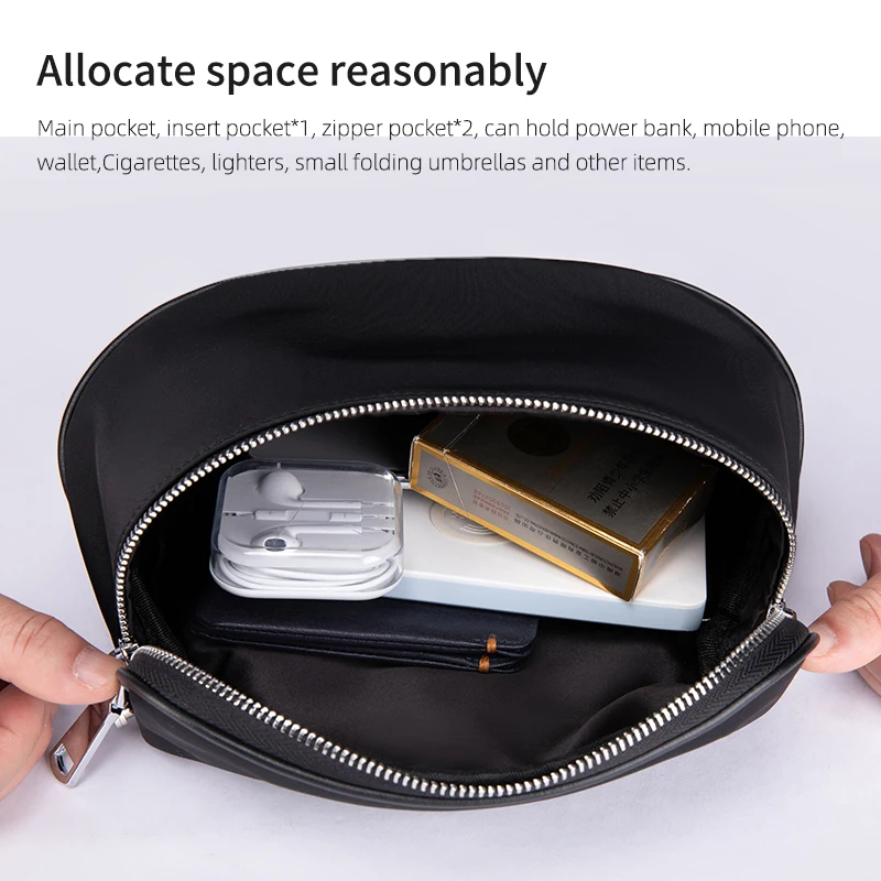 Heroic Knight New Men's Crossbody Shoulder Bag Fashion Male Waiking Sport Chest Back Waterproof Luxury Designer Messeger For Men