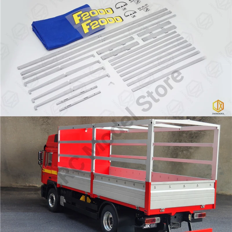 RC модель прицеп MAN F2000 1/14 алюминий