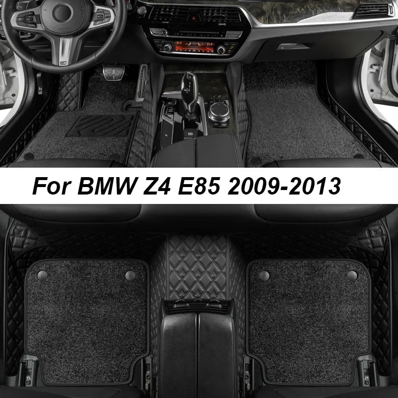 

Custom Luxury Floor Mats For BMW Z4 E85 2009-2013 NO Wrinkles Car Mats Accessories Interior Replacement Parts Full Set