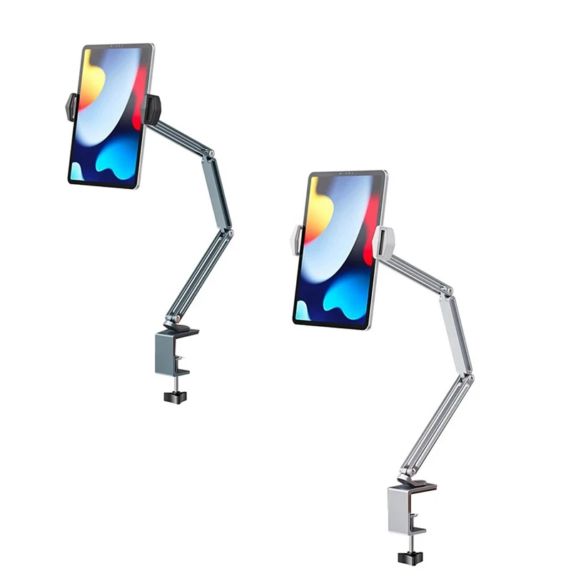 Настольная подставка для планшета 4-12 9 дюймов с алюминиевым креплением