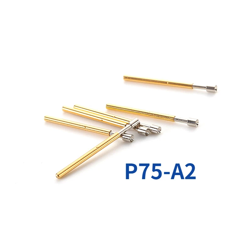 

P75-A2 Пружинный испытательный щуп в форме чашки, диаметр 1,02 мм, длина 16,5 мм, штифт Pogo для печатной платы