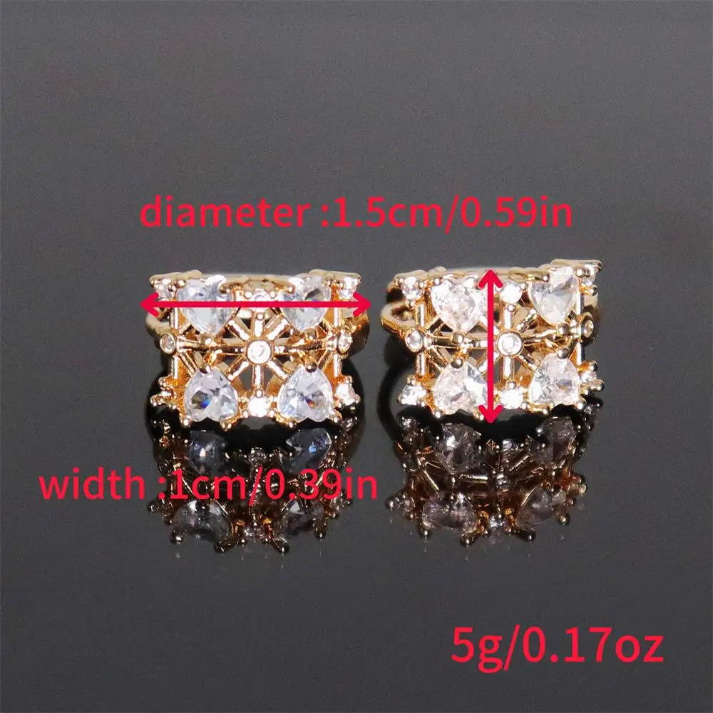 Женские круглые серьги-кольца ZHONGVI