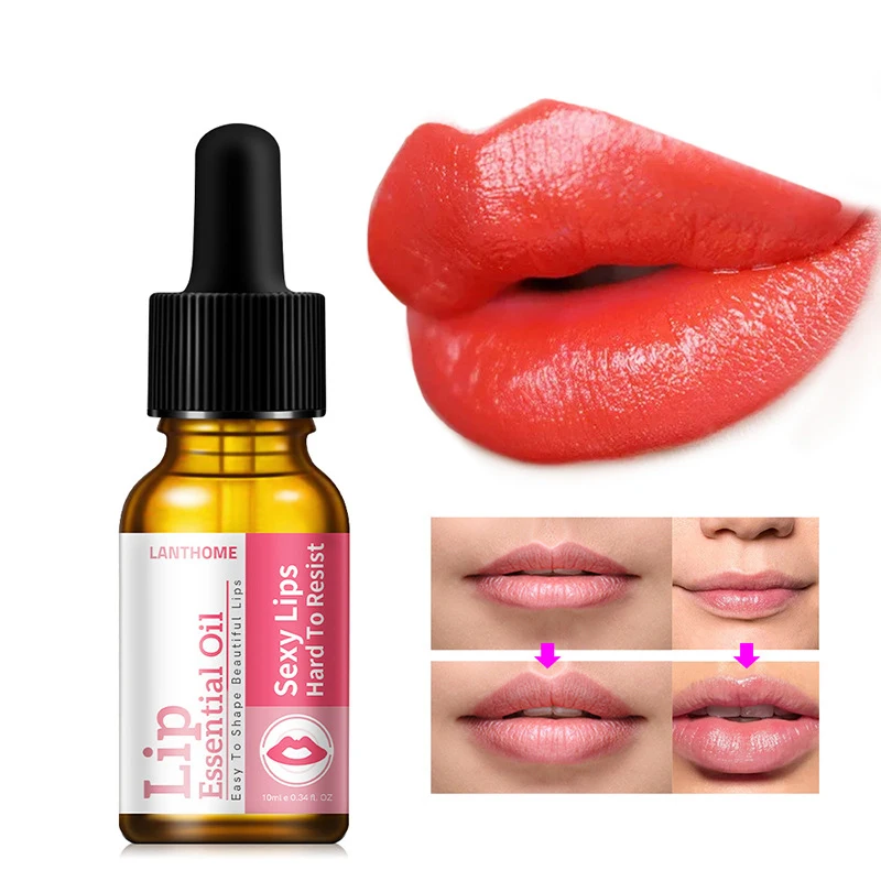 

10ml Lip Plumper Nourish Oil Remove Dead Skin Moisturizing Essence Anti Ageing Wrinkle Lighten Lip Lines Lip Care Essential
