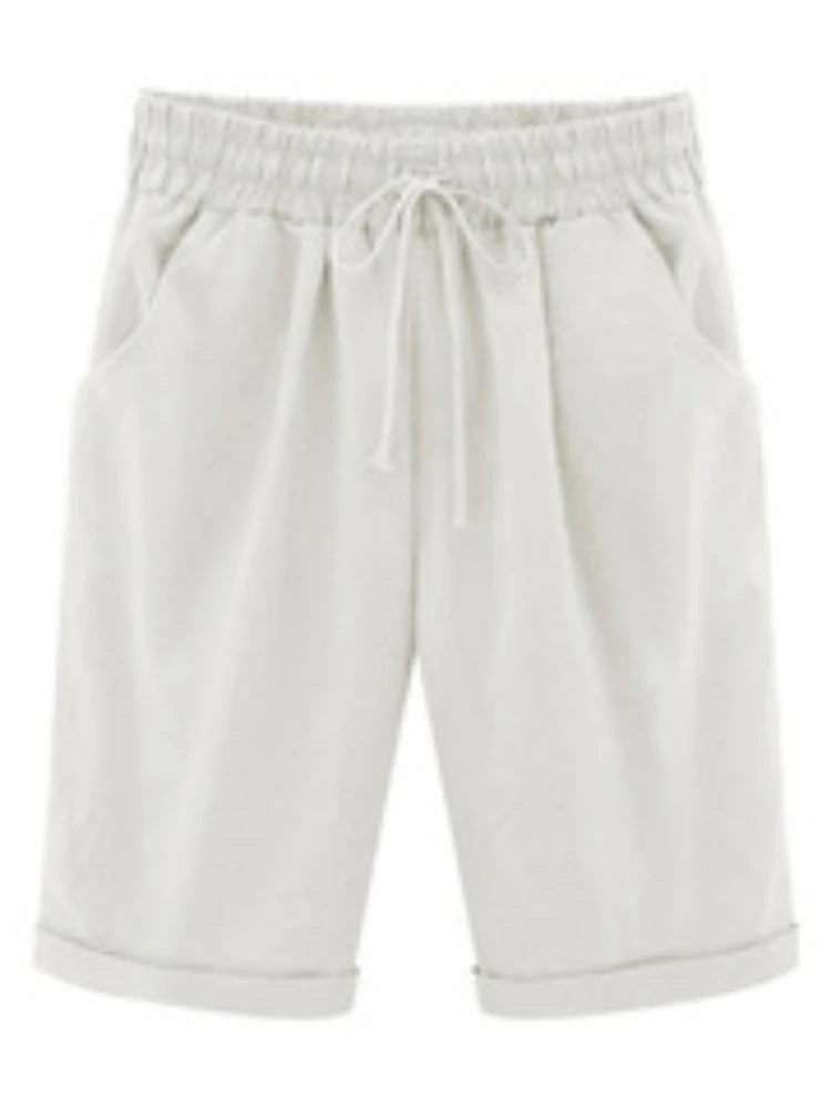 Summer Leisure Women's Five-point Pants Shorts Women Thin Outering Medium Large Size Ladies Mm Loose Female Breathable Wild