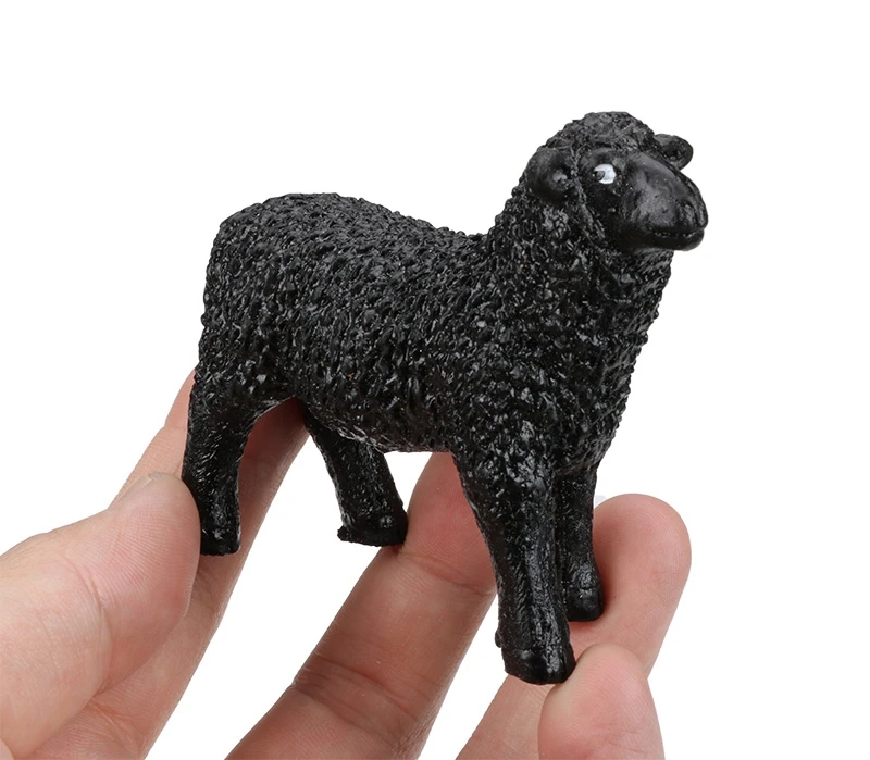 

resin figure mental psychological sand table game box court therapy black sheep an evil member of the herd