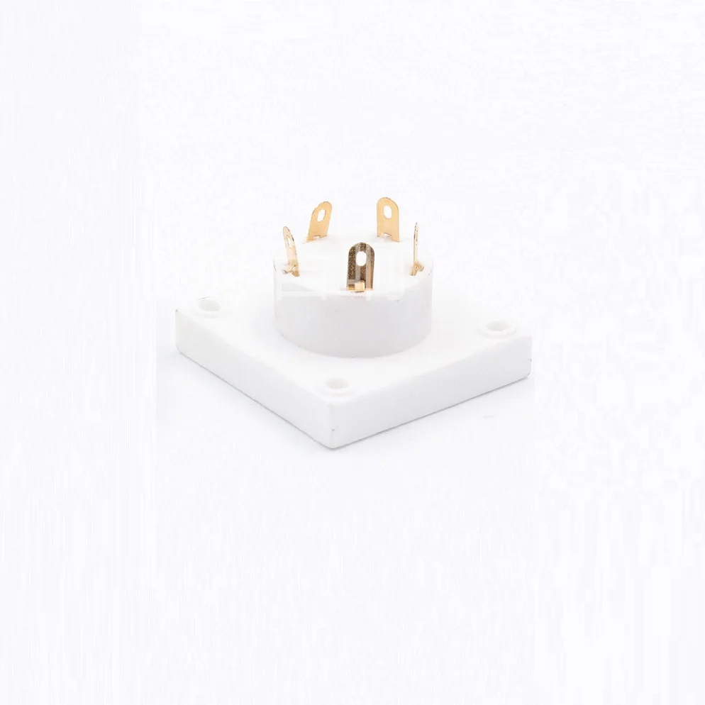 Керамические трубчатые головки с пятью контактами золотистый серебристый