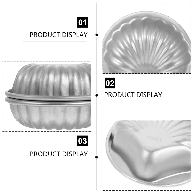 12 шт. формы для мыла и свечи ручной работы ванны соли давления металлический