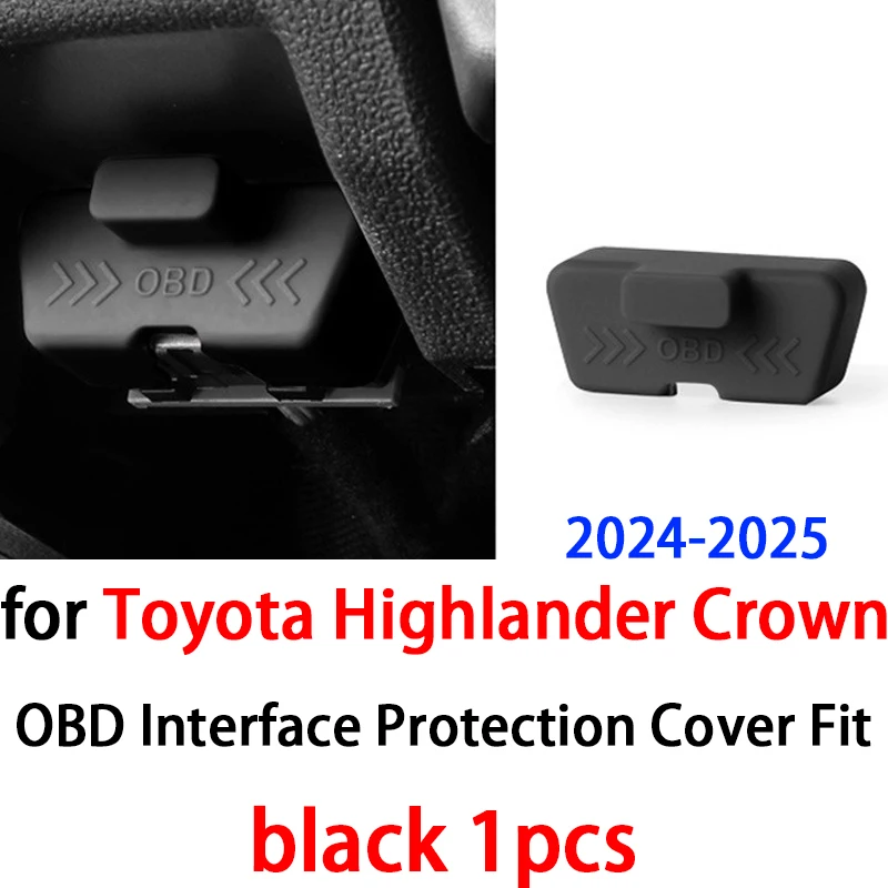 

Защитный чехол для автомобильного OBD-интерфейса, подходит для аксессуаров интерьера Toyota Highlander 2024 2025