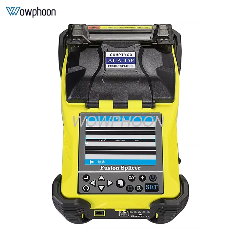 AUA-15F 6 Motors Core to Core Alignment Mini Optic Fiber Fusion Splicer Machine AUA-15F