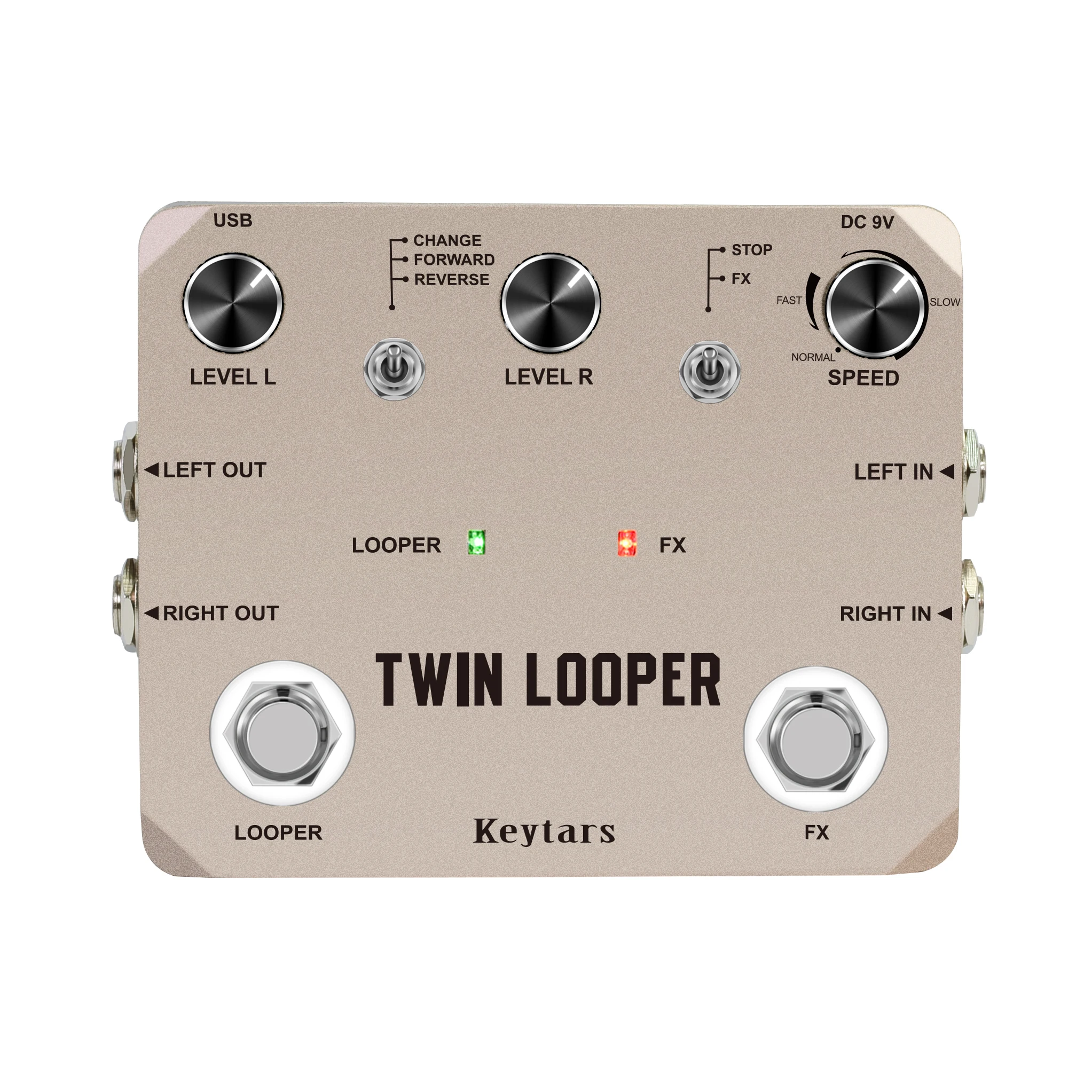 

Keytars LTL-02 Twin Looper Pedal Upgrades Looper Pedals For Electric Guitar 10 Min Looping Unlimited Undo/Redo Function 11 Types