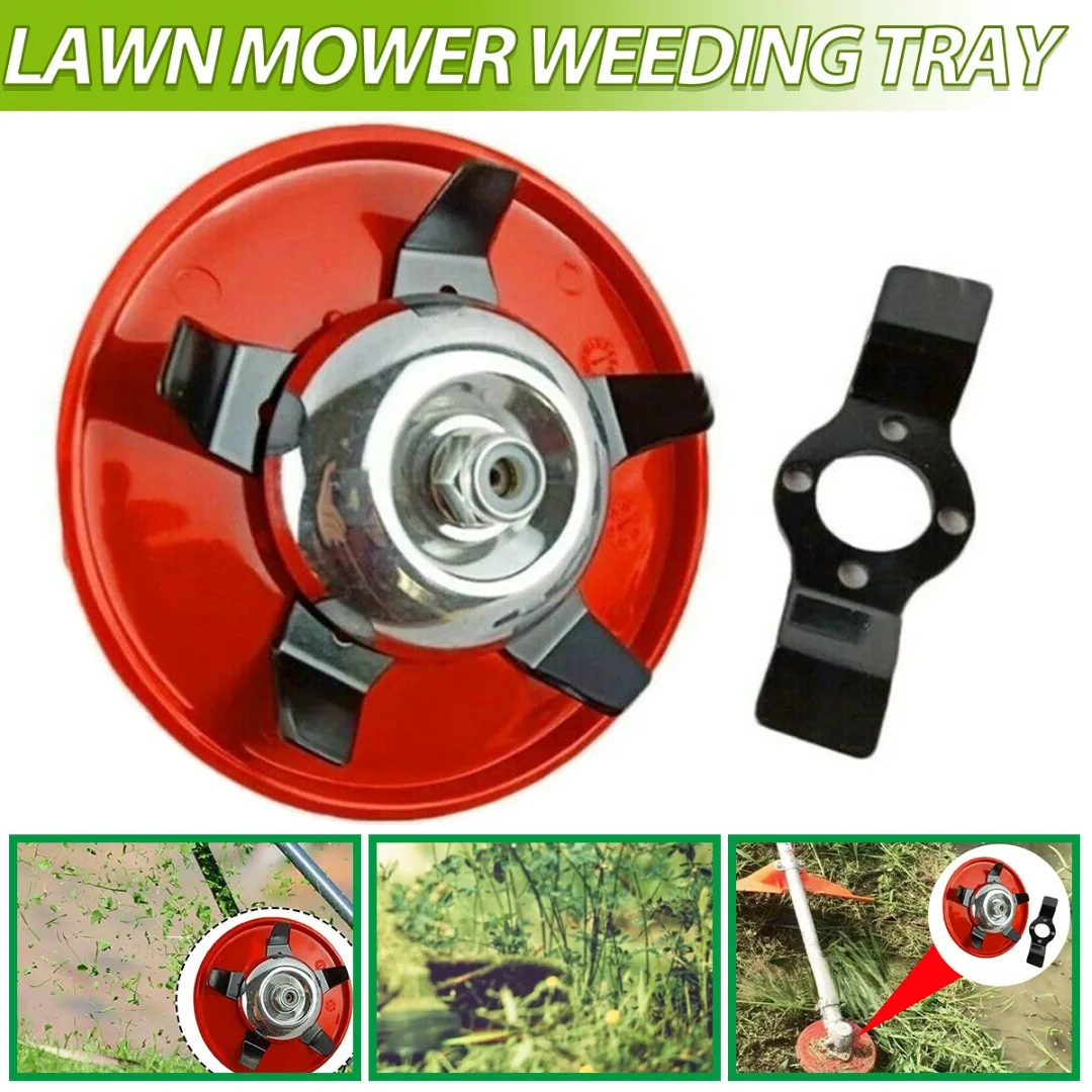 

1 Pc High Quality Weeder Plate Blades Lawn Mower Grass Eater Trimmers Head Grass Cutting Machine Brush Cutter Tool Parts