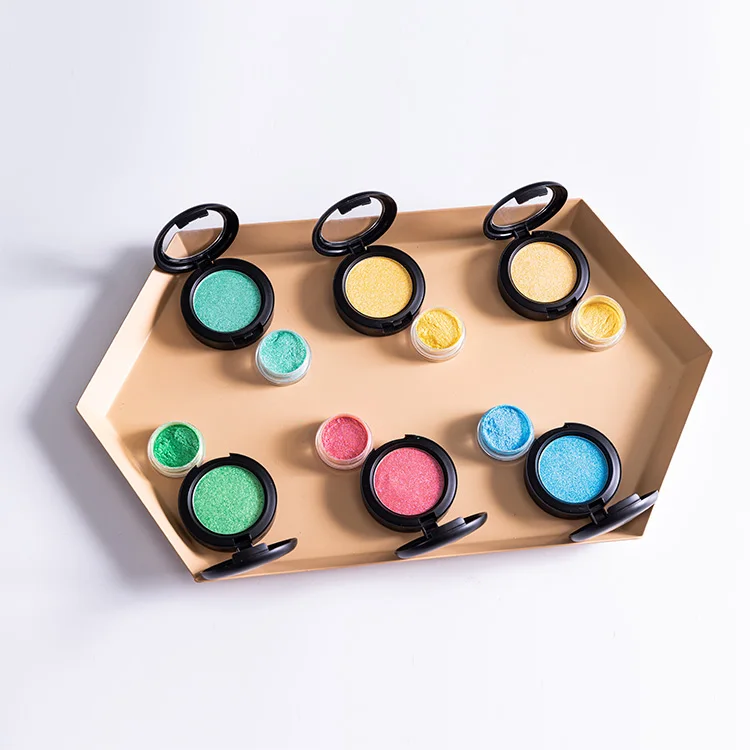 

Duo chrome eye pigment cosmetic powder pastel pigments