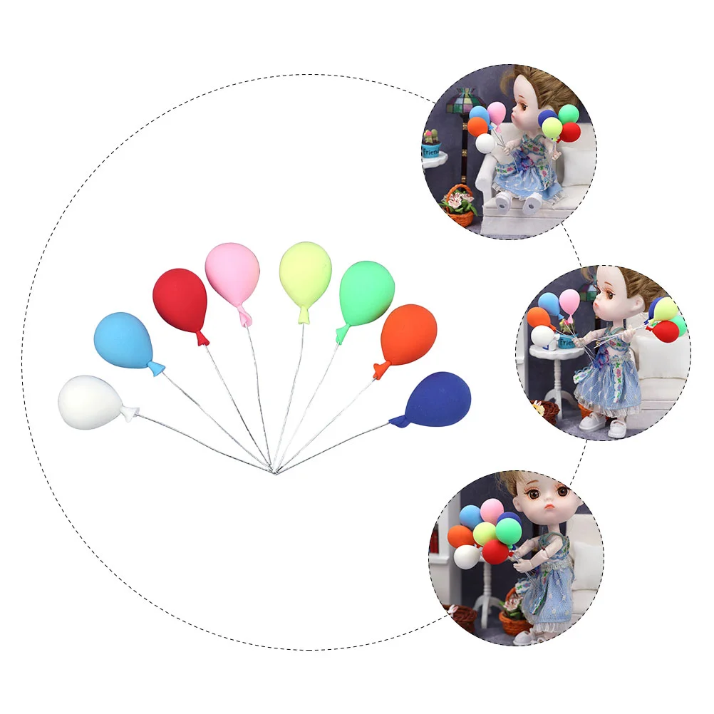 8 шт. рождественские украшения для дома мини-модель воздушного шара