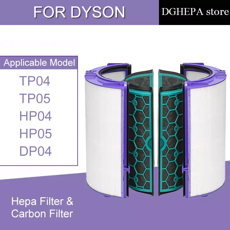

Dyson TP04 TP05 HP04 HP05 DP04 Replacement Air Purifier Hepa Filter Set Cleaning Home Fresh air