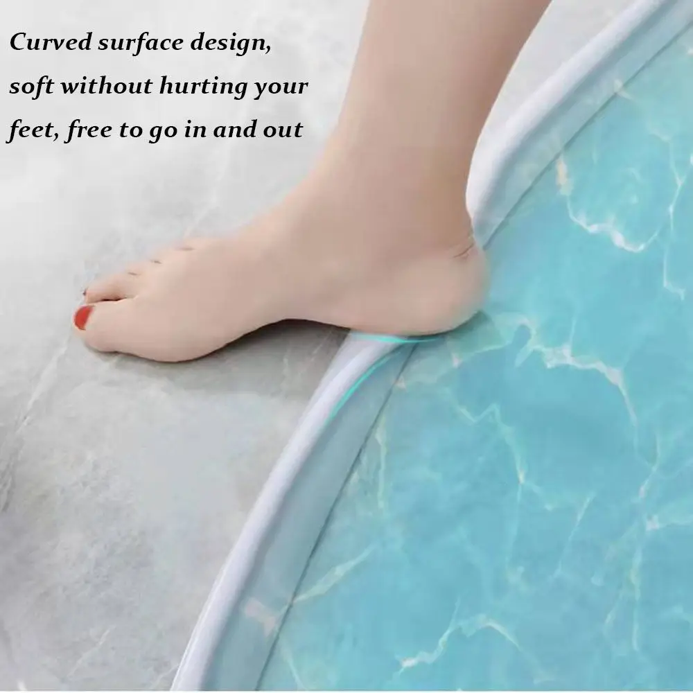 

Dry and Wet Separation Silicone Shower Dam Door Bottom Sealing Strip Water Stopper Self-Adhesive Water Retaining Strip