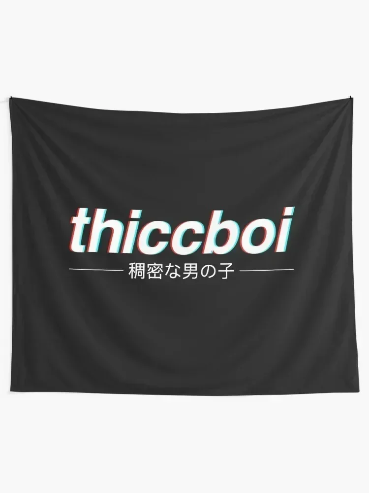 Японский гобелен с логотипом Thicc Boi
