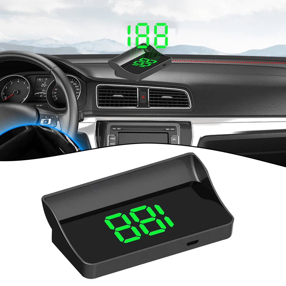 

Новинка HUD GPS дисплей на лобовом стекле Спидометр Одометр Автомобильная цифровая скорость миль/ч Универсальная замена дисплей на лобовом стекле аксессуары