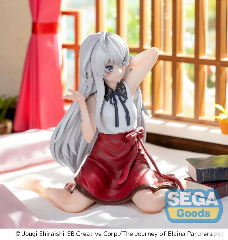 Фото Оригинальная коллекционная фигурка SEGA Majo No Tabitabi Elaina Yumemirize из ПВХ, аниме-модель, игрушка, подарок №3