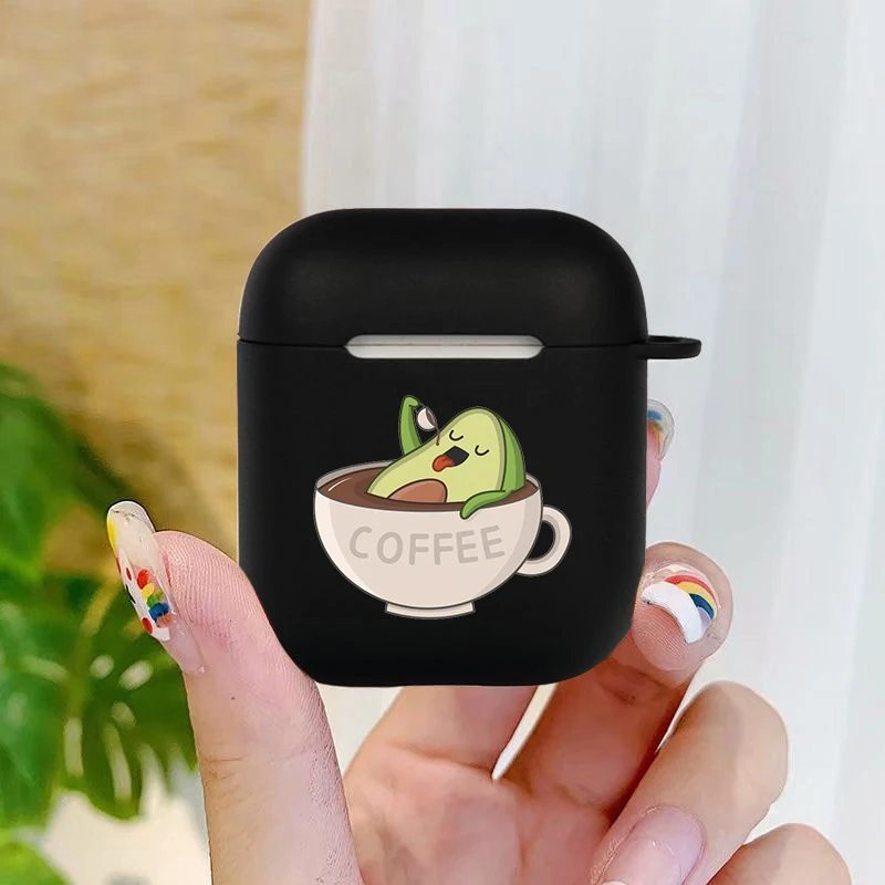 Модный мягкий силиконовый чехол из ТПУ с рисунком фруктов и авокадо для AirPods Pro 1 2 3
