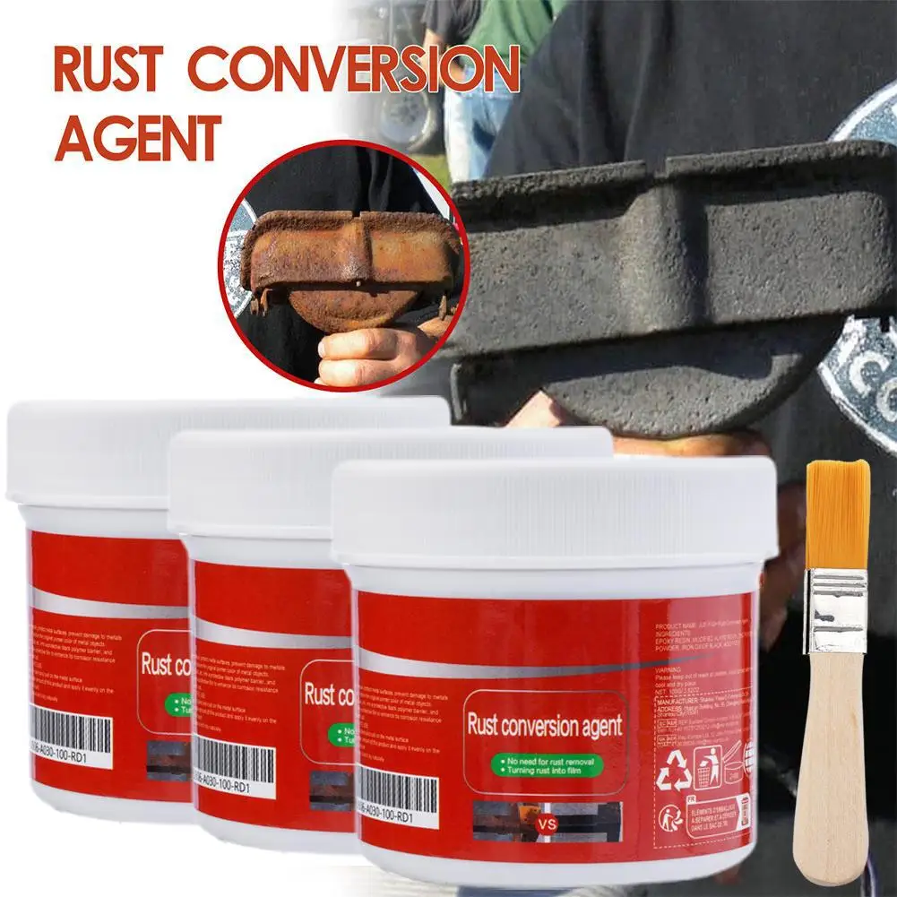 Metal Rust Remover Rust Conversion Agent Waterproof Coating Primer Inhibitor Paint Car Anti-rust Rust Anti-corrosion C7o0