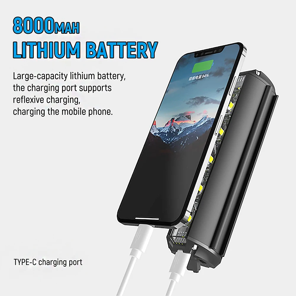 LISM 6000LM Bicycle Light Front 8000mAh Bike IPX5 Waterproof Flashlight USB Charging Headlight for MTB Road Cycling Lamp - купить по