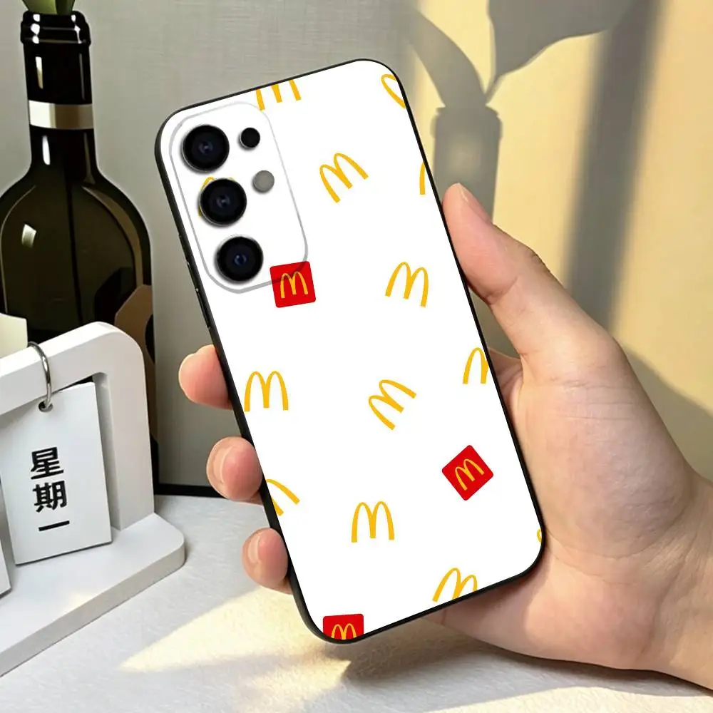 Фото Чехол для телефона C-Cool B-Brand McDonaldsES для Samsung S26, S25, S24, S23, S22, S21, S30, Ultra, Plus, Fe, Lite, Note, 10, черный чехол в подарок. №4