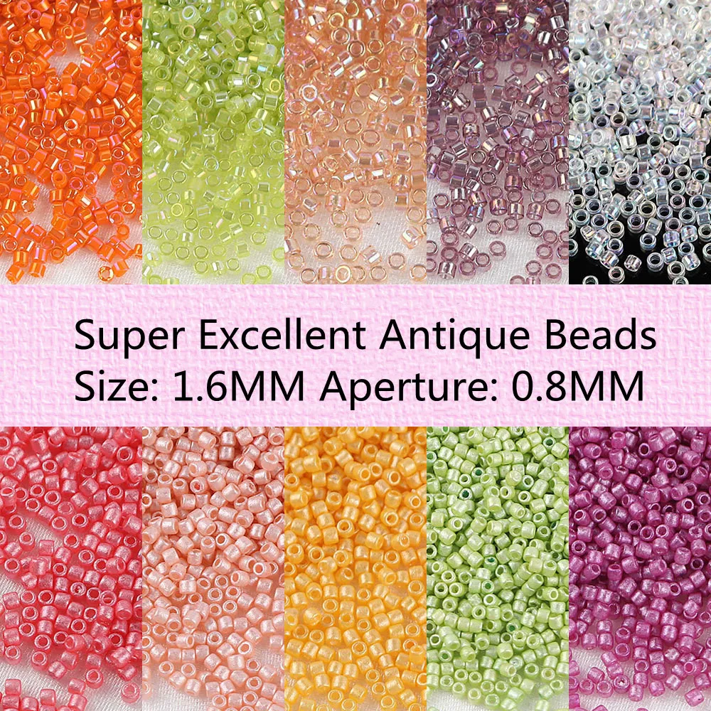 

Super uniform 1.6mm antique beads Youpin glass millet beads DIY antique hairpin tassel bracelet jewelry accessories beaded