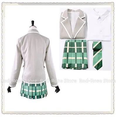 Высококачественный аниме взгляд! Школьная форма Aoba Moca JK Женский костюм для