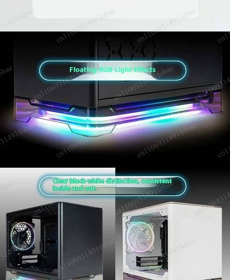 Корпус A1 Lite ITX Mini с поддержкой видеокарты 320 мм, кулеров 160 мм, двухбашенный воздушный охладитель, для офисных и игровых настольных ПК (art.: 3920dab0cabe6) - 3920dab0cabe6
