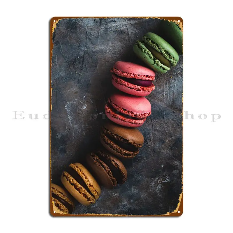 

Macaroons Metal Plaque Poster Pub Party Party Club Customized Club Tin Sign Poster