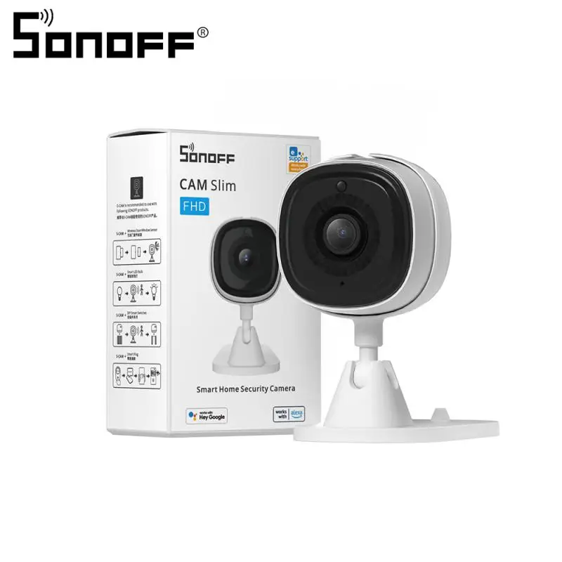 Смарт-камера видеонаблюдения SONOFF Slim с поддержкой Wi-Fi 1080P