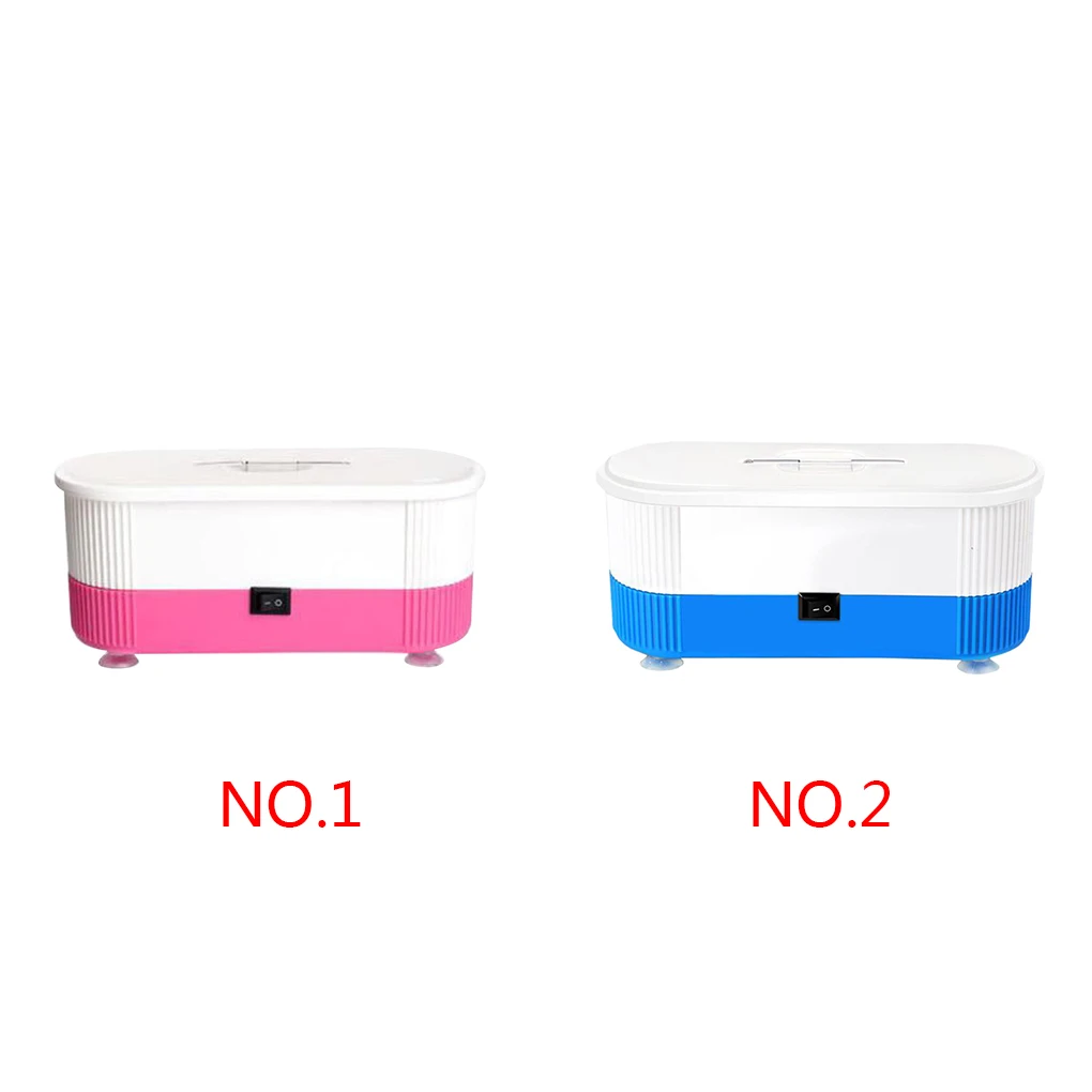 

Мини стерилизатор для ногтей сверло для очков ювелирное изделие Sonic Cleaner портативный Маникюрный Инструмент Чистящая коробка