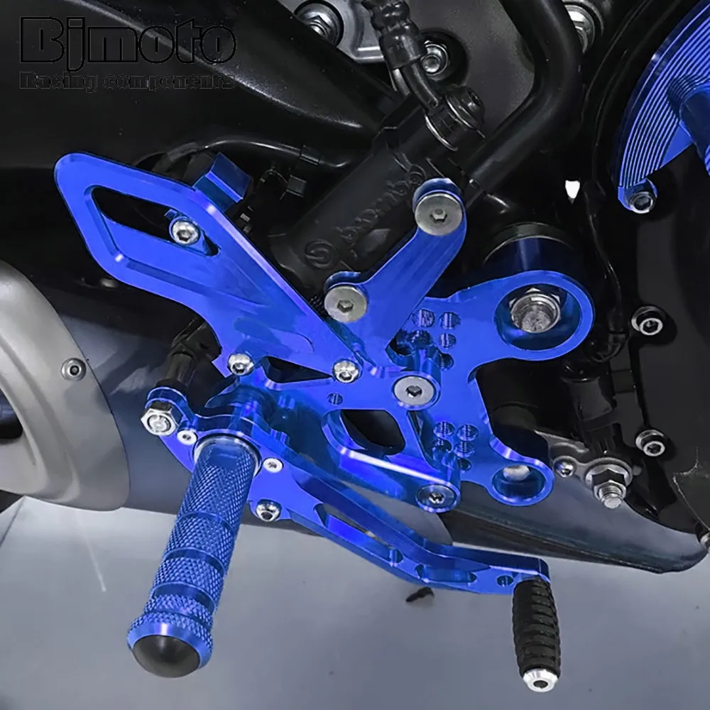 MT09 2016 задний комплект с ЧПУ подножки для педалей подставка ног Yamaha FZ09 Tracer 900 XSR900 XSR