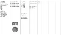 

Поршень 18-7010283 + поршень + сегмент (77,01 мм) GOLF/VI/PLUS arra BEETLE (TOURAN MM/FSI)