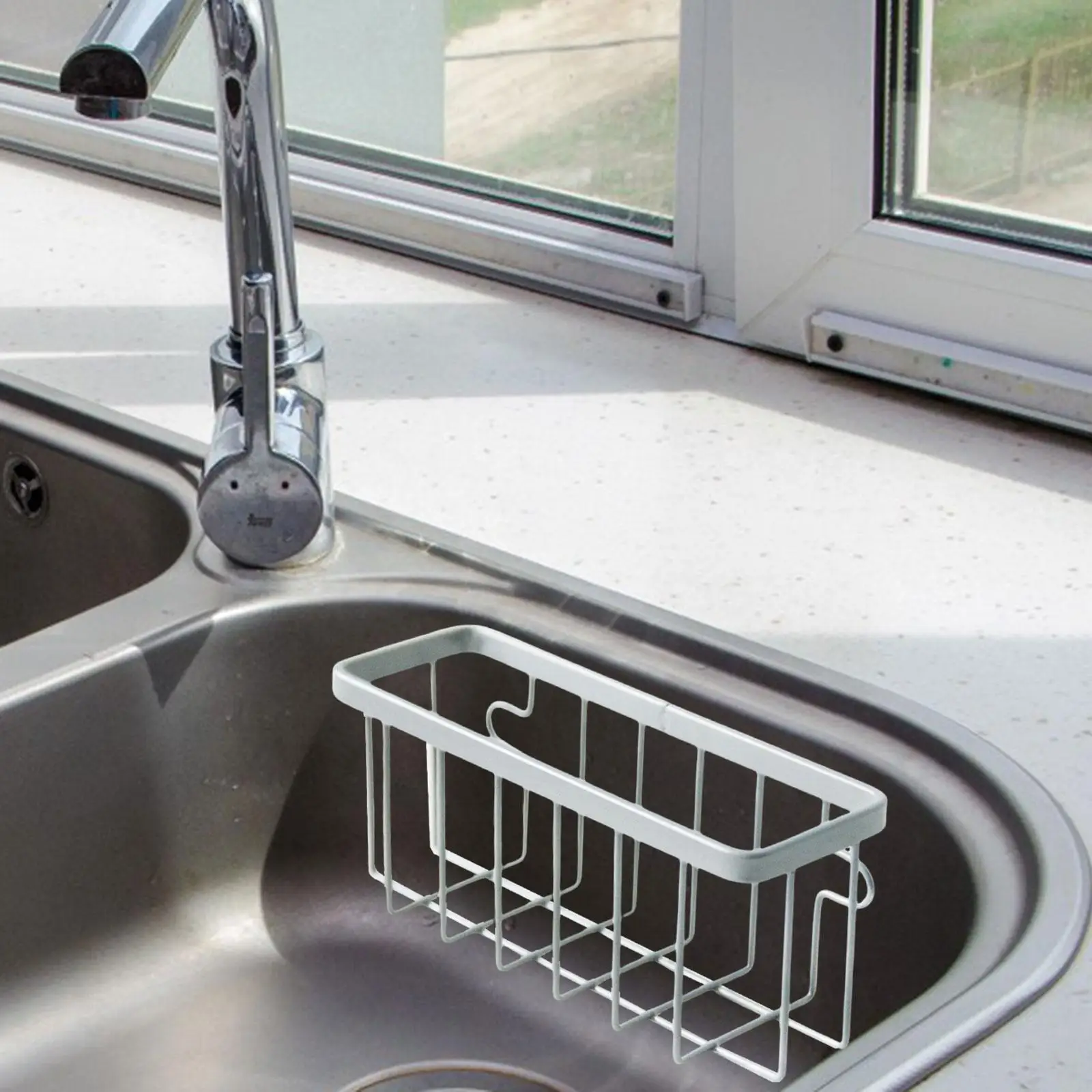 Стеллаж для мыла и губки простая в установке нержавеющий водонепроницаемый