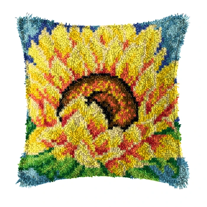 Набор сделай сам для вышивания растений стильная наволочка с крючком подушка