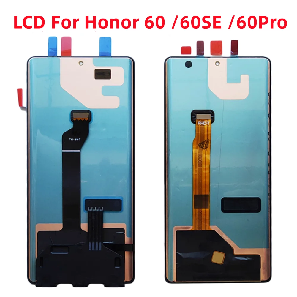 

ЖК-дисплей 6,78 ''для Honor 60 / 60SE / 60 Pro Huawei OLED, Оригинальный сенсорный ЖК-экран, дигитайзер в сборе, детали для замены