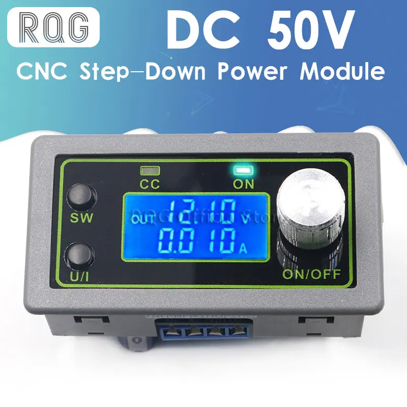 

50V5A CNC step-down adjustable power supply module voltage and current meter constant voltage constant current DC LCD display
