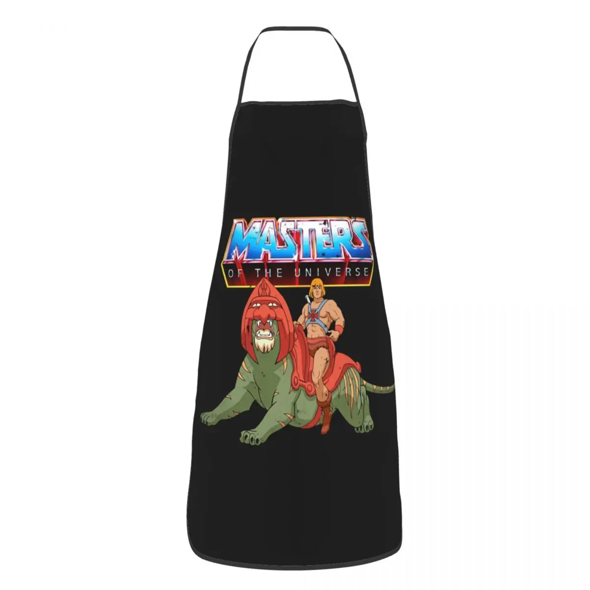 

Кухонный шеф-повар He-Man And Battle Cat, Кухонный Фартук для готовки, мужской, женский, мужской, Фэнтезийный, фильмный, мастера Вселенной, кухонный фа...