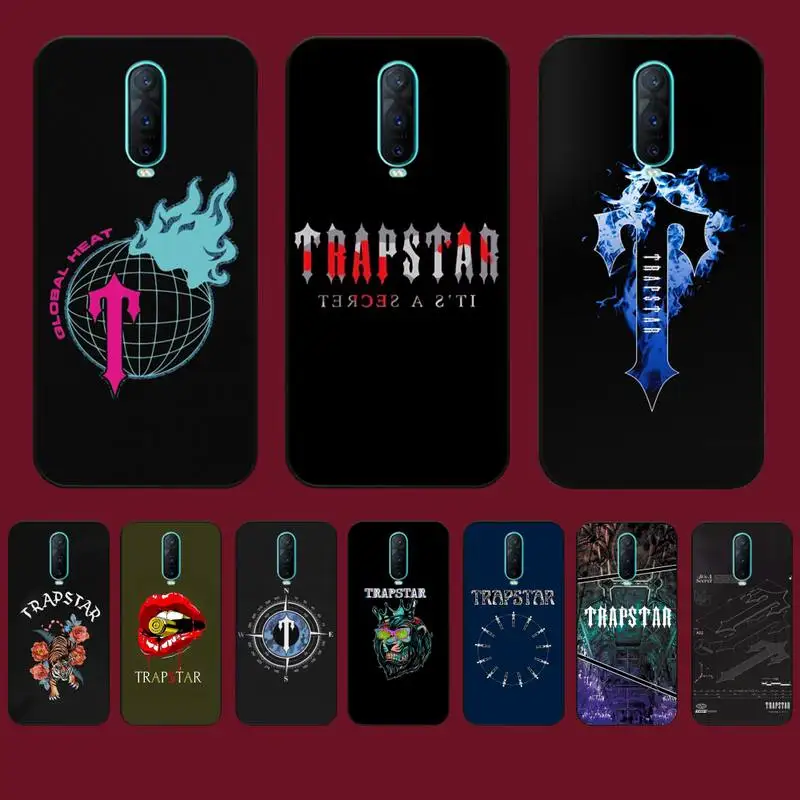 

Fashion Trapstar Phone Case for Vivo Y91C Y11 17 19 17 67 81 Oppo A9 2020 Realme c3